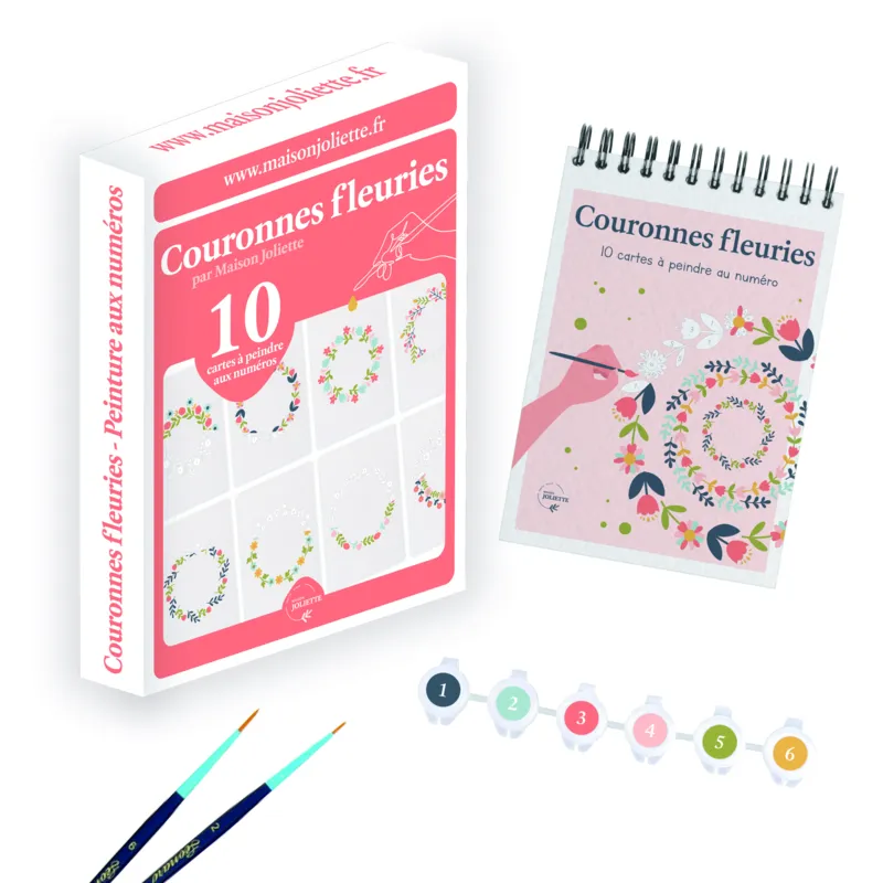 Paint by Numbers - Couronnes Fleuries