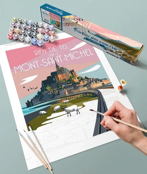 Paint by Numbers - Mont Saint Michel