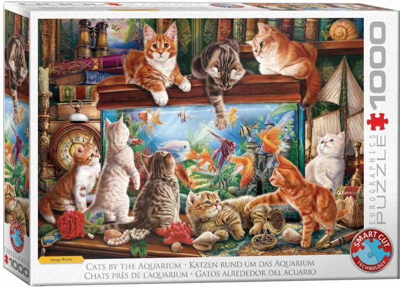 Cats by Aquarium