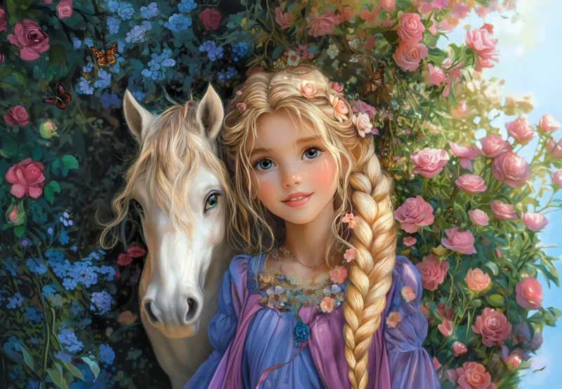 Princess With A Horse