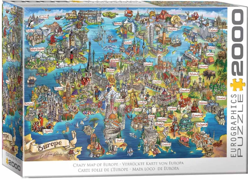Crazy Map of Europe