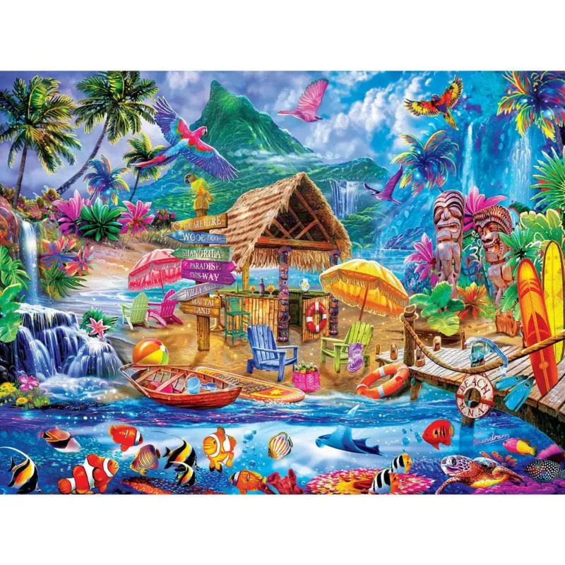 XXL Pieces - Tropics - Hidden Cove - EZ Grip