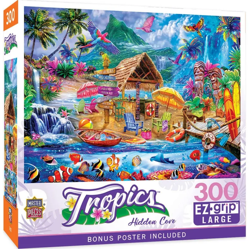 XXL Pieces - Tropics - Hidden Cove - EZ Grip