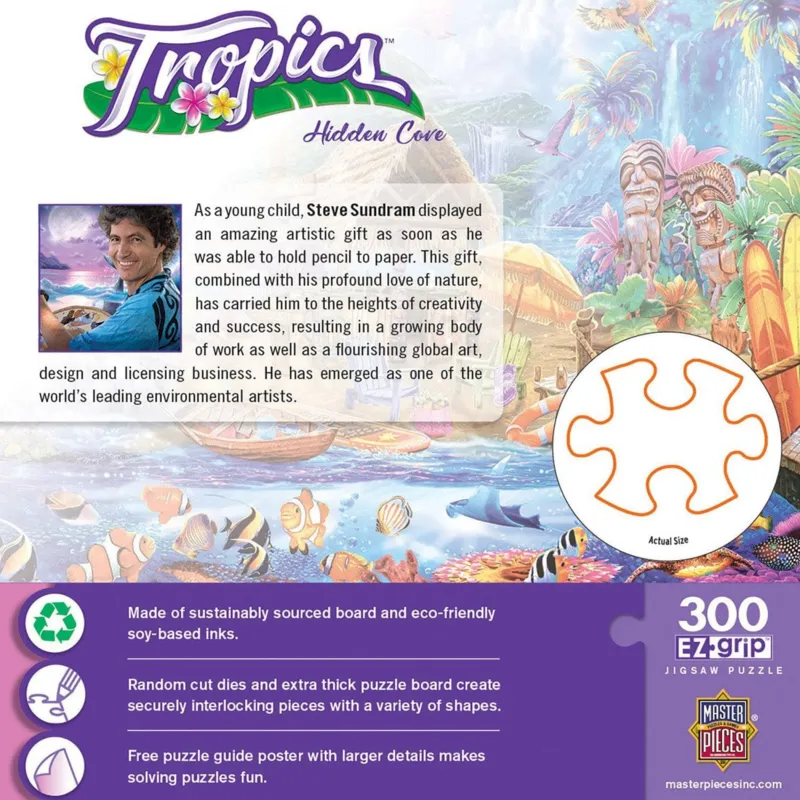 XXL Pieces - Tropics - Hidden Cove - EZ Grip
