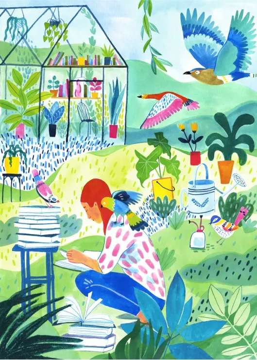 Reading in the Garden