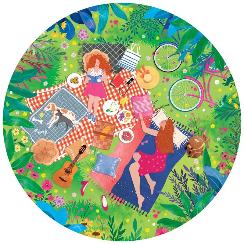 Round Puzzle - Le Pique Nique