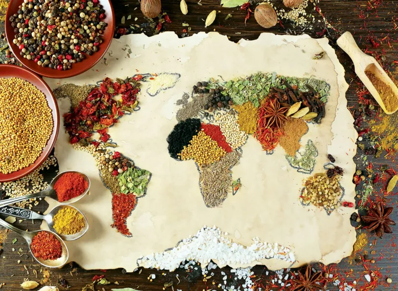 Herbal World Map