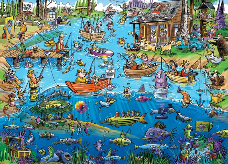 DoodleTown: Gone Fishing