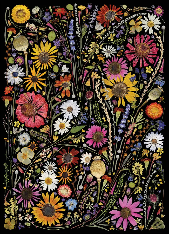 Flower Press: Happiness