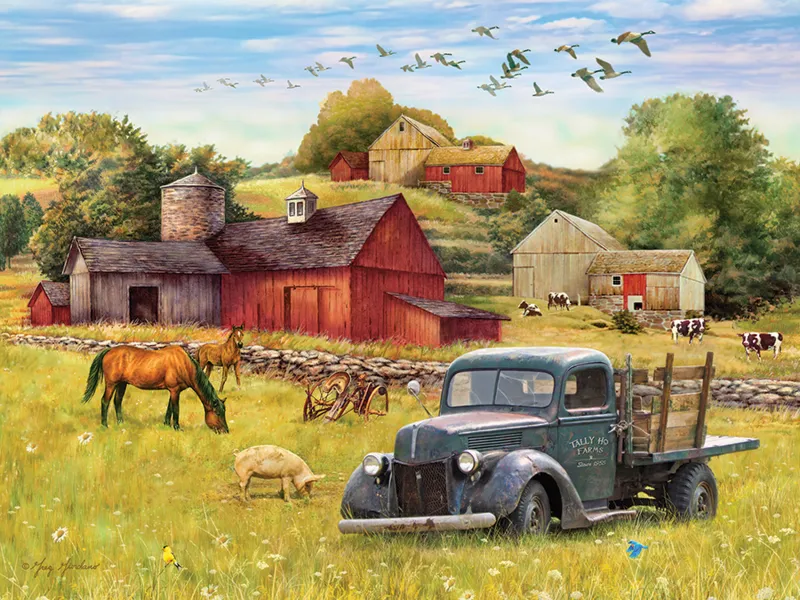 XXL Pieces - Summer Afternoon on the Farm