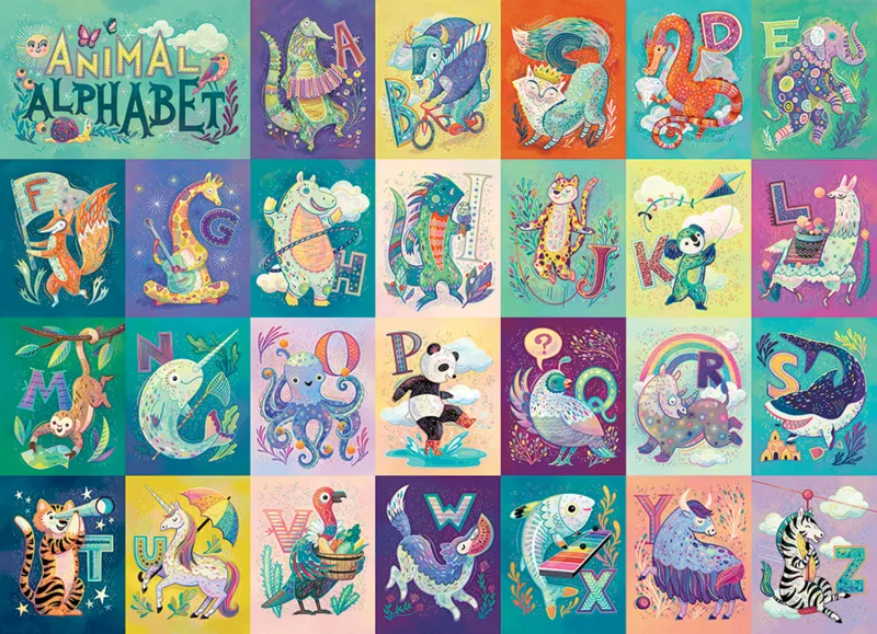 Animal Alphabet - Family Pieces