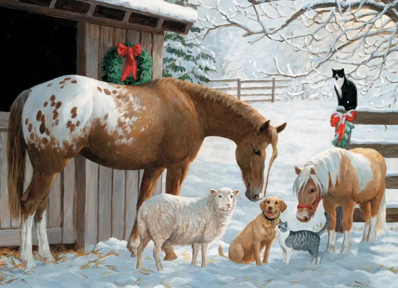 XXL Pieces - Familly - Winter Barnyard