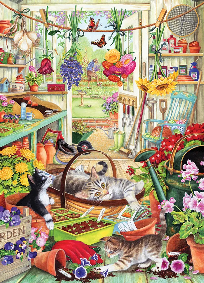 XXL Pieces - Potting Shed Cats - Random Cut