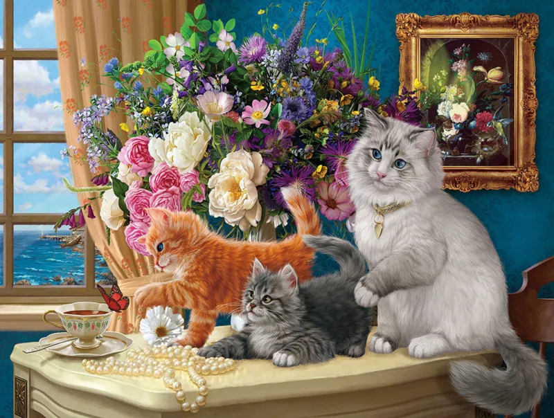 XXL Pieces - Kitten Tableau