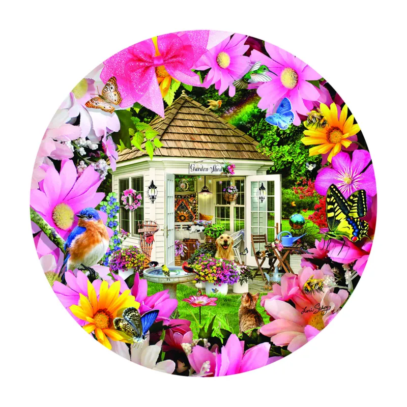 Garden Shed in Flower