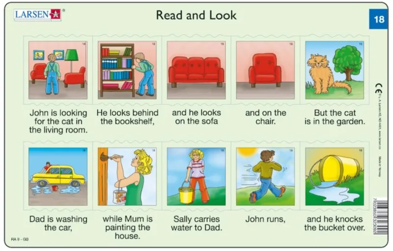 Frame Puzzle - Read and Look 17-18