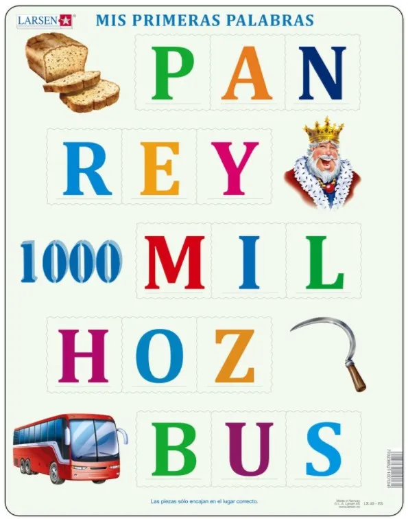 Frame Puzzle - Mis Primeras Palabras (in Spanish)