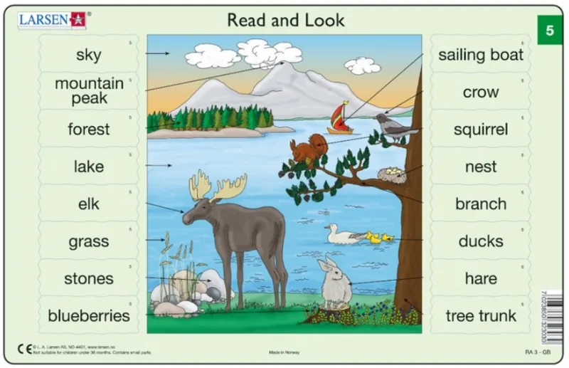 Frame Puzzle - Read and Look 05-06