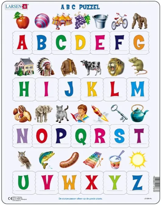 Frame Puzzle - ABC Puzzel (in Dutch)