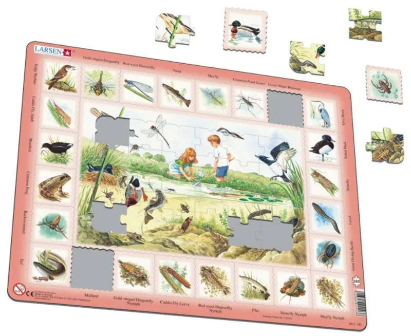 Frame Puzzle - Pond (in French)
