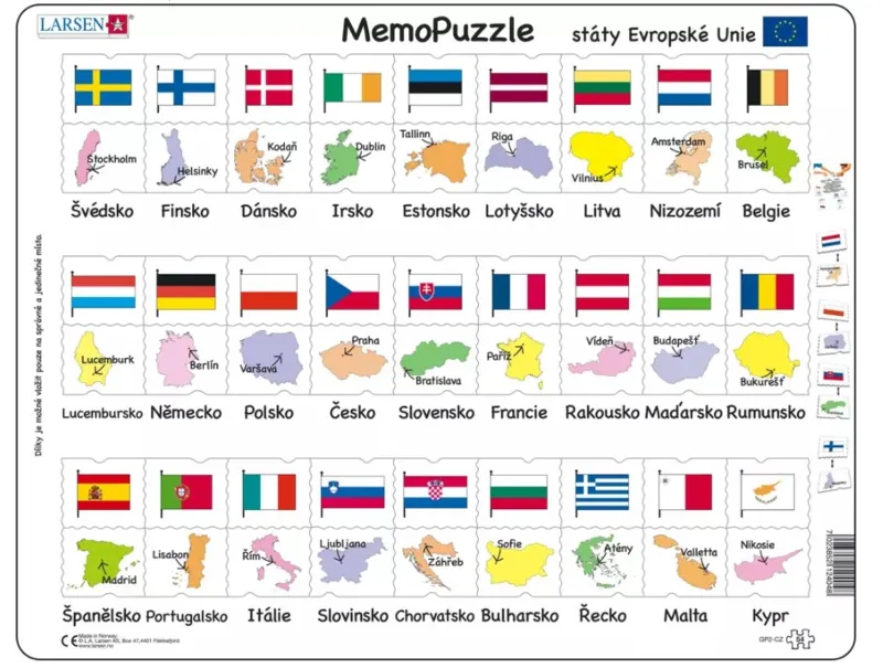 Frame Puzzle - MemoPuzzle (in Czech)