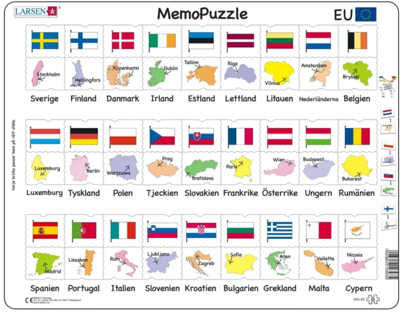 Frame Puzzle - MemoPuzzle (in Swedish)