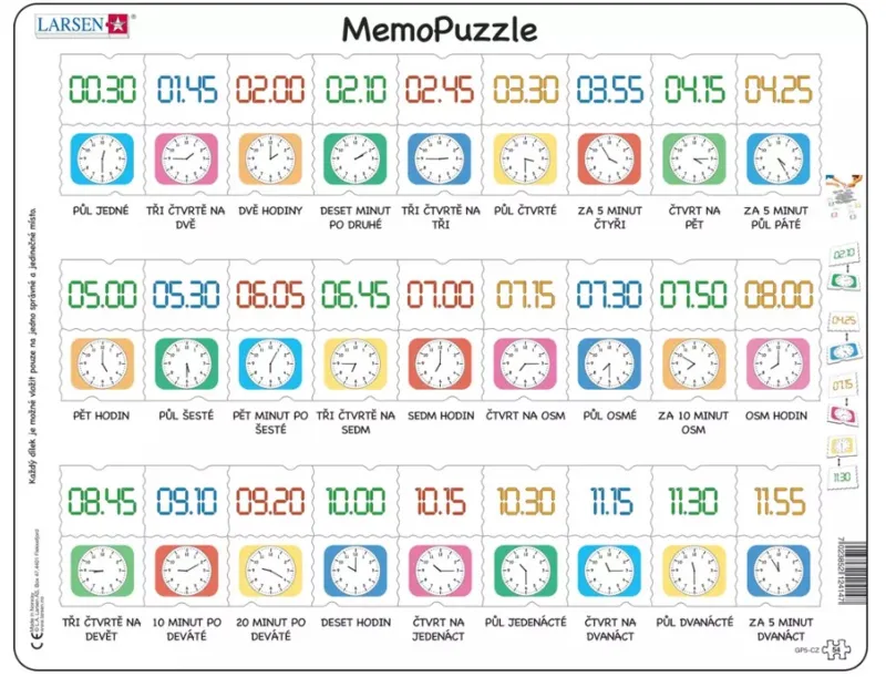 Frame Puzzle - MemoPuzzle (in Czech)
