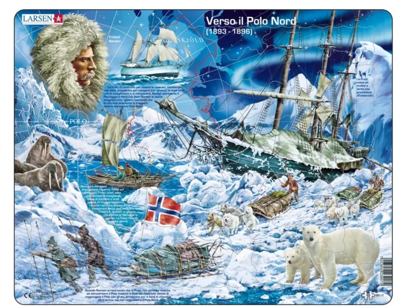 Frame Jigsaw Puzzle - Verso il Polo Nord (in Italian)