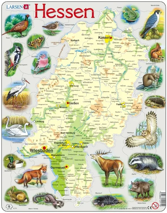 Frame Jigsaw Puzzle - Hessen