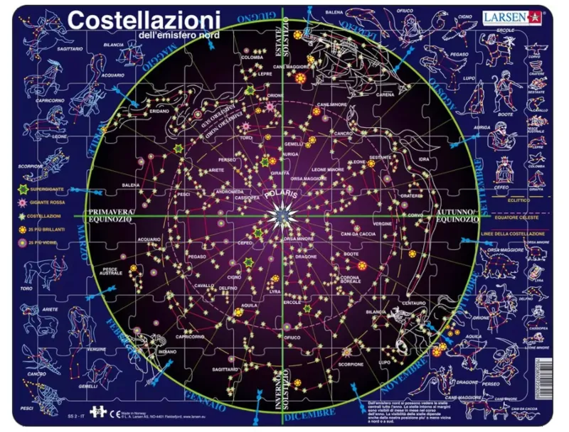 Frame Jigsaw Puzzle - Costellazioni (in Italian)