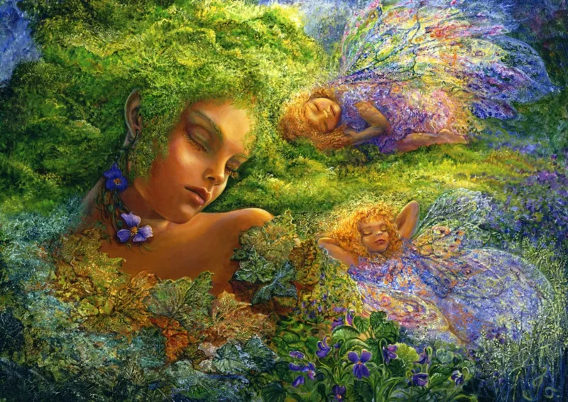 Josephine Wall - Moss Maiden