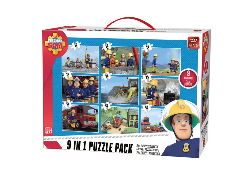 9 Jigsaw Puzzles - Fireman Sam