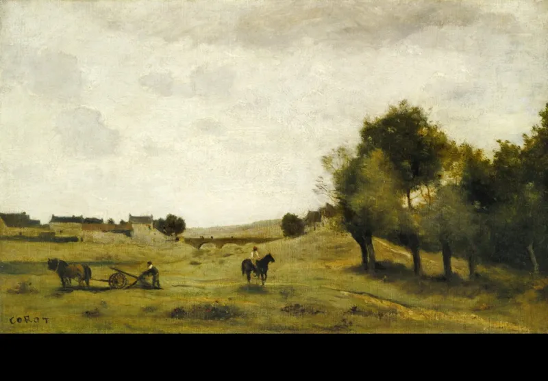 Jean-Baptiste-Camille Corot: View near Epernon, 1850-1860