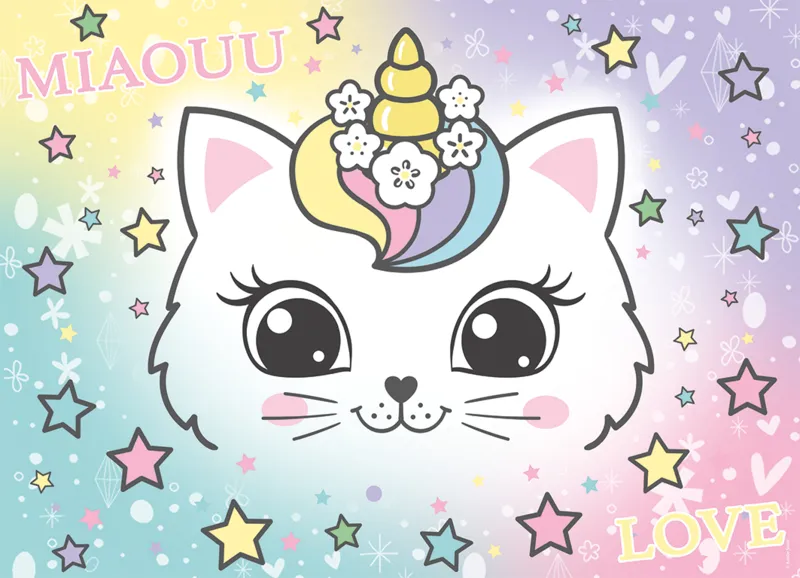 Rainbow Kitten