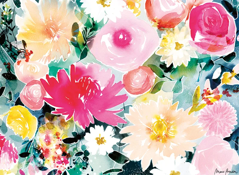 Dahlias and roses / Marie Boudon (Carte blanche collection)