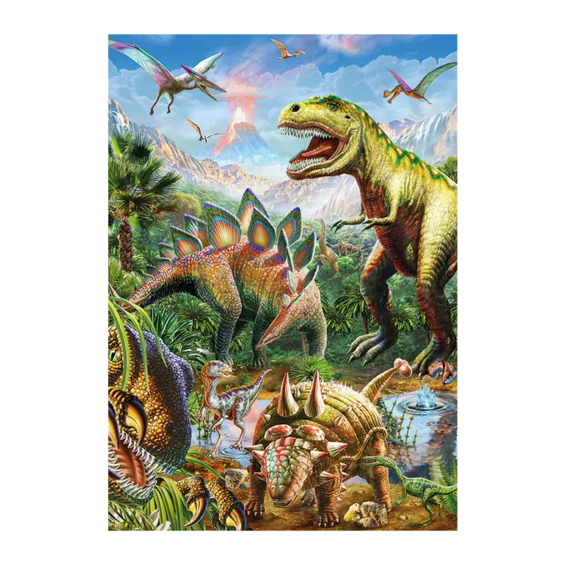 Neon Puzzle - Dinosaurs