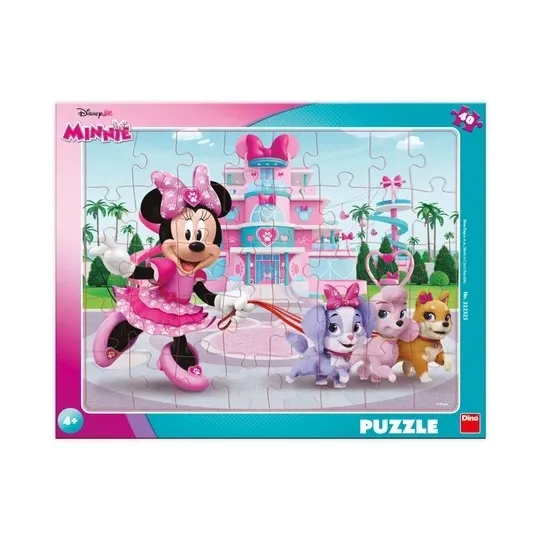 Minnie With Puppies