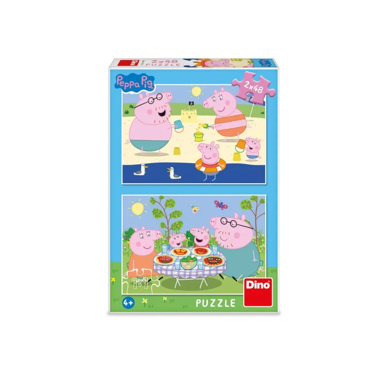2 Puzzles - Peppa Pig: On Holidays