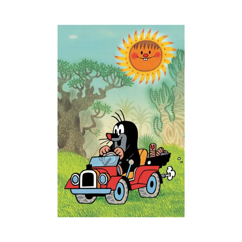 Mini Puzzle - The Little Mole: Red Car