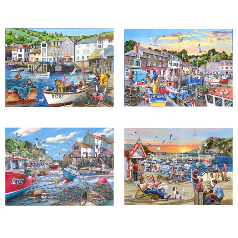 4 Puzzles - Days At The Dock