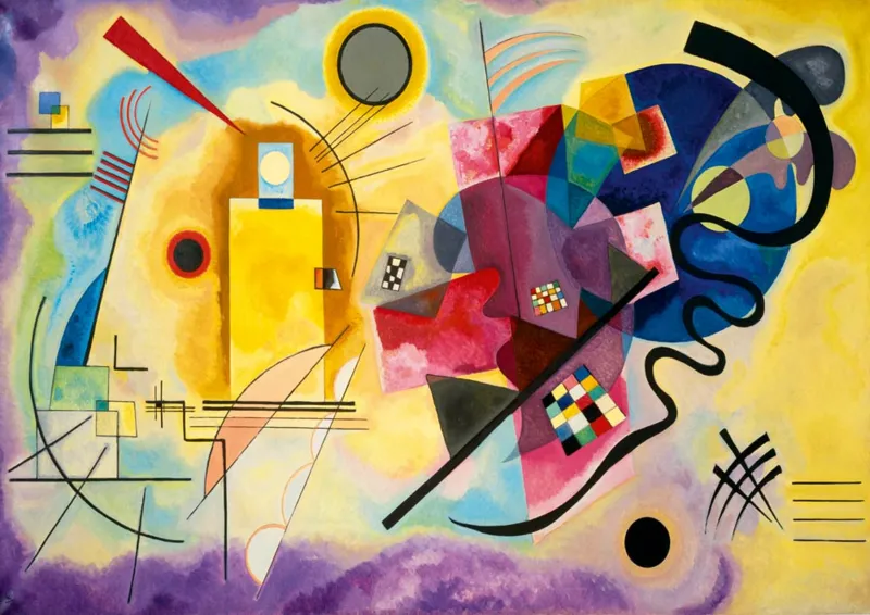 Kandinsky - Yellow-Red-Blue, 1925