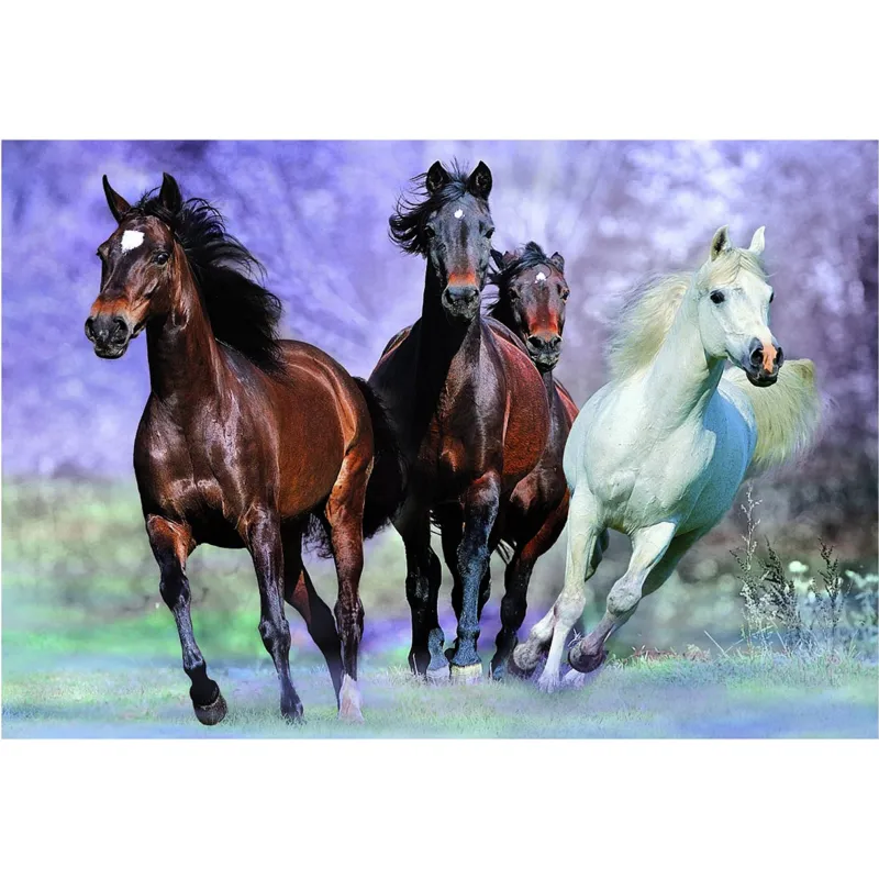 Jigsaw Puzzle - 1000 Pieces - Galloping
