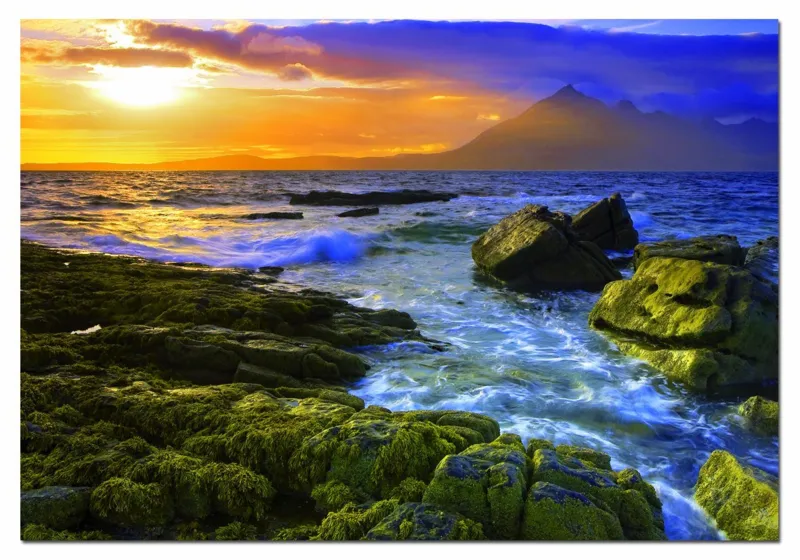 Jigsaw Puzzle - 1500 Pieces - Dominique Davidson : Sundown on Rocks