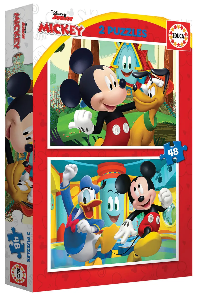 2 Puzzles - Mickey Mouse Fun House