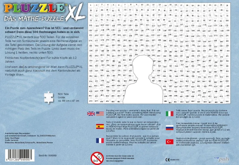 PLUZZLE XL - The large-format maths puzzle