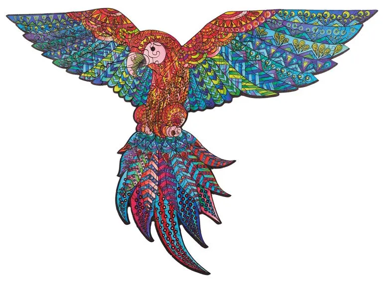 Wooden Jigsaw Puzzle - The Exotic Parrot