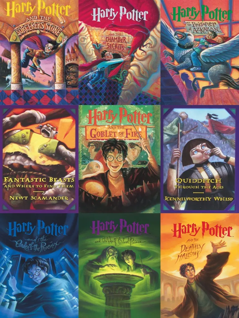 XXL Pieces - Harry Potter - Book Cover Collage