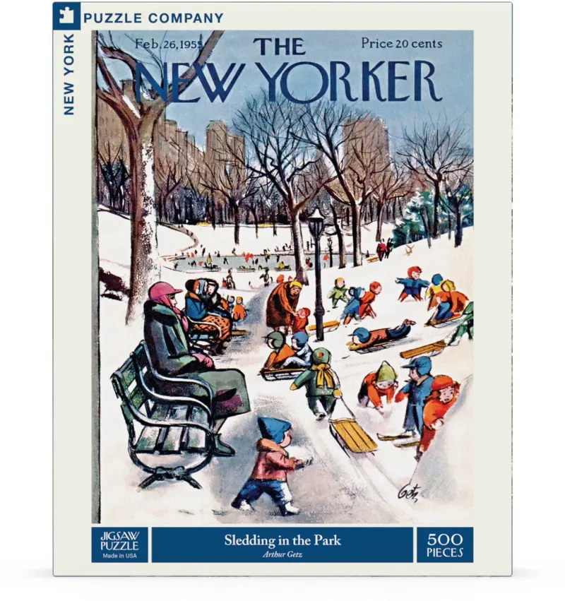 XXL Pieces - The New Yorker - Sledding in the Park