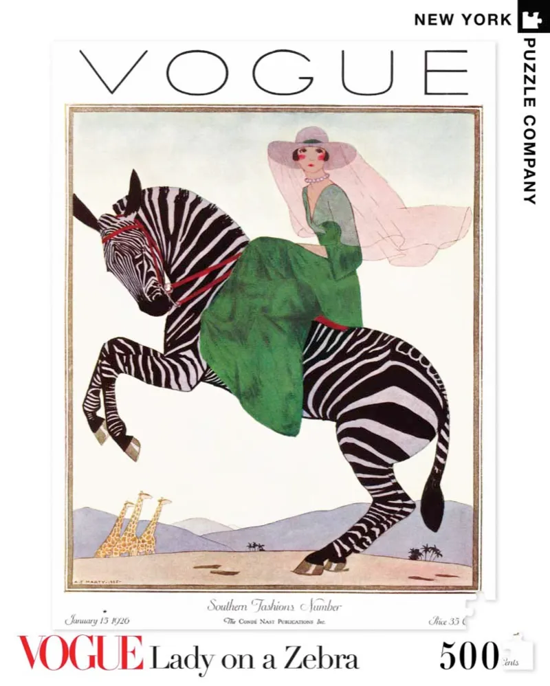 XXL Pieces - Lady on a Zebra