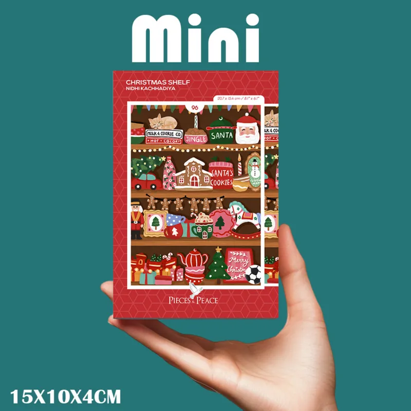 Mini Puzzle - Christmas Shelf